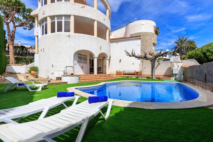 Villa pour 8 personnes, avec Terrasse et Jardin à Miami Platja