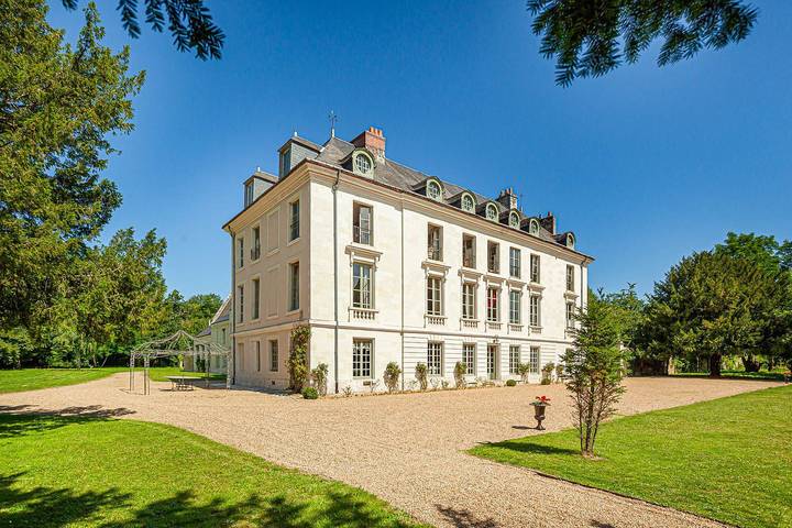 Castello per 14 persone, con Idromassaggio e Giardino nonché Piscina e Sauna nella Valle della Loira