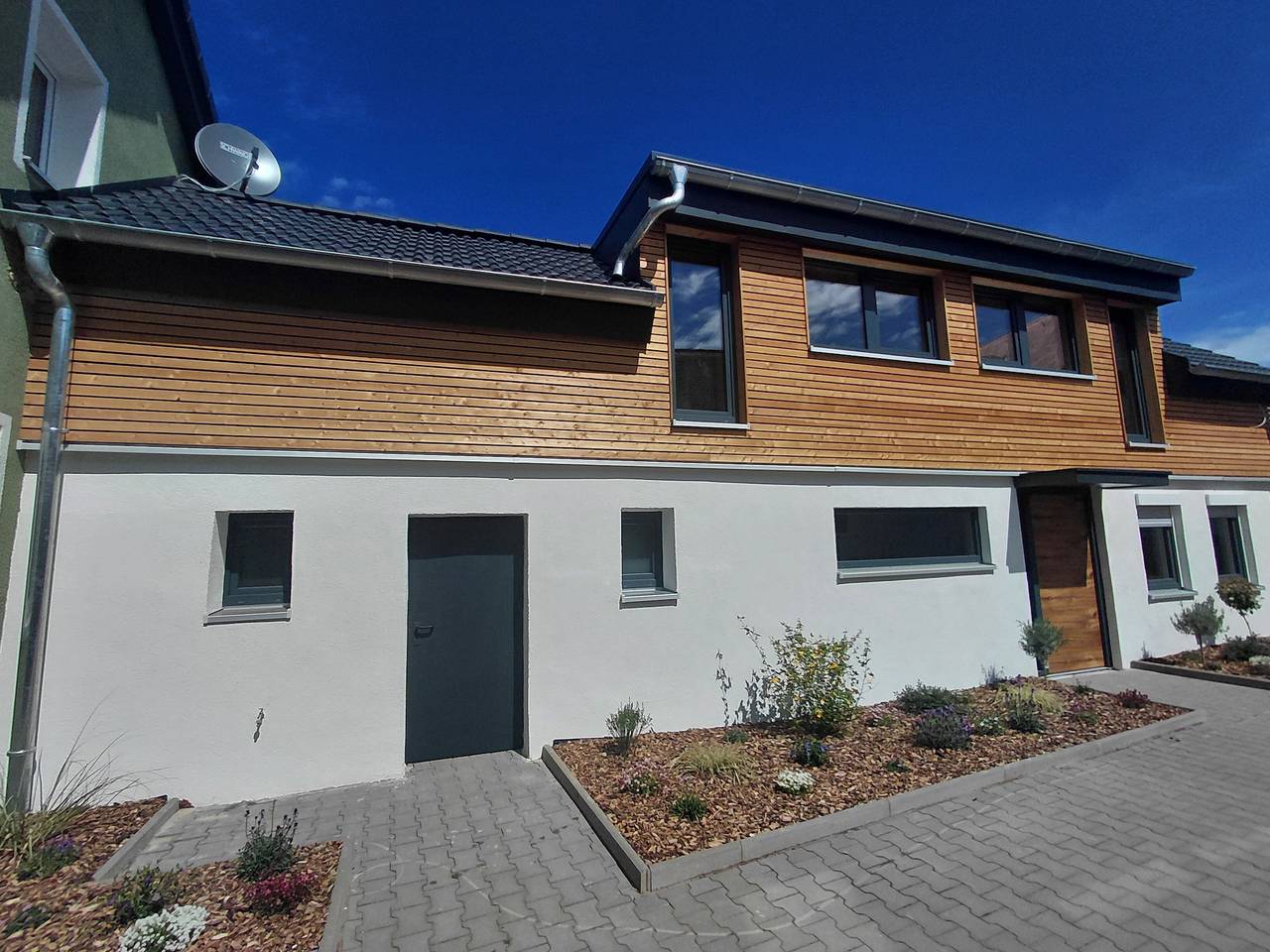 Chalet 'Milena' mit gemeinsamer Terrasse, Gemeinschaftsgarten und Wi-Fi in Breitengüßbach, Landkreis Bamberg