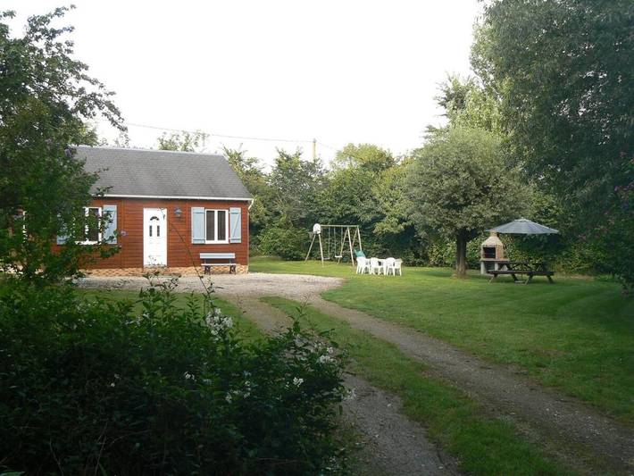 Chalet pour 5 personnes, avec Terrasse ainsi que Jardin et Vue