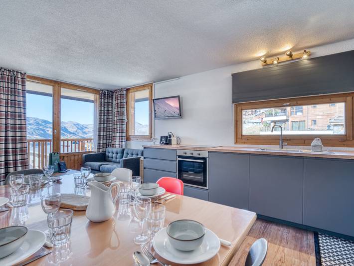 Gîte pour 6 personnes, avec balcon dans Office De Tourisme De Val Thorens - 3