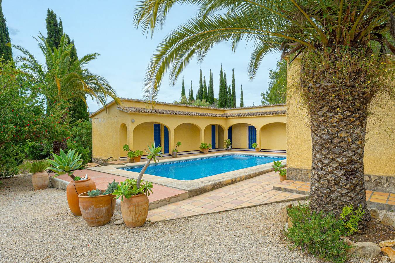 Casa de vacaciones 'Casa Babut' con piscina, jardín y terraza in La Sella, Pedreguer