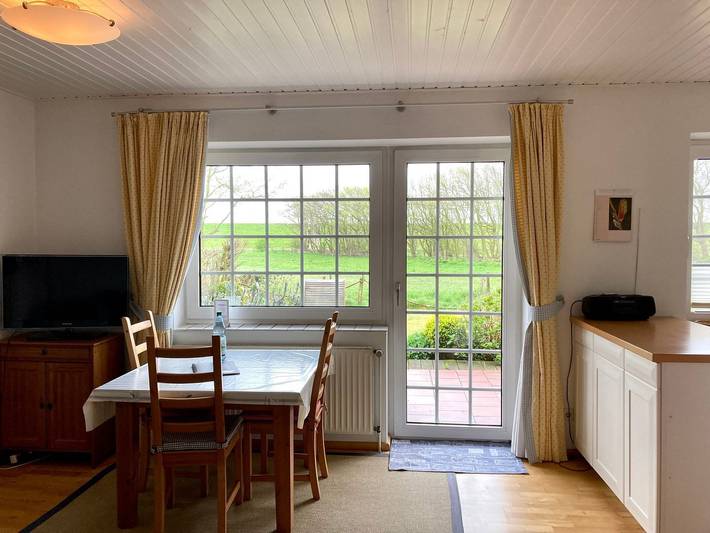 Ganze Wohnung, Herrlicher Blick von der Terrasse in Wangerooge