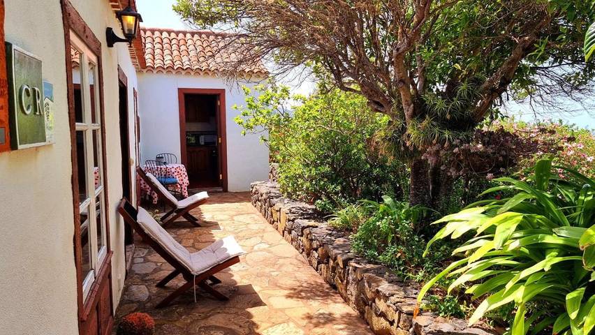 Casa rural para 4 personas, con jardín en Puntagorda