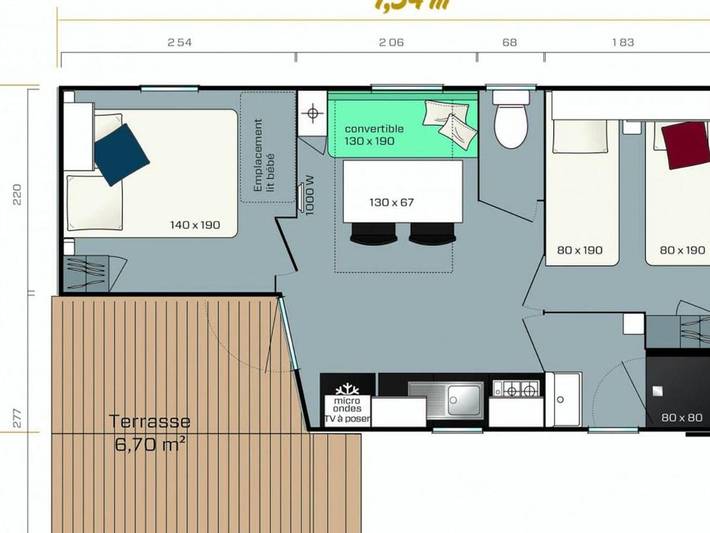 Location de vacances pour 6 personnes, avec piscine, animaux acceptés à Nonette - 2