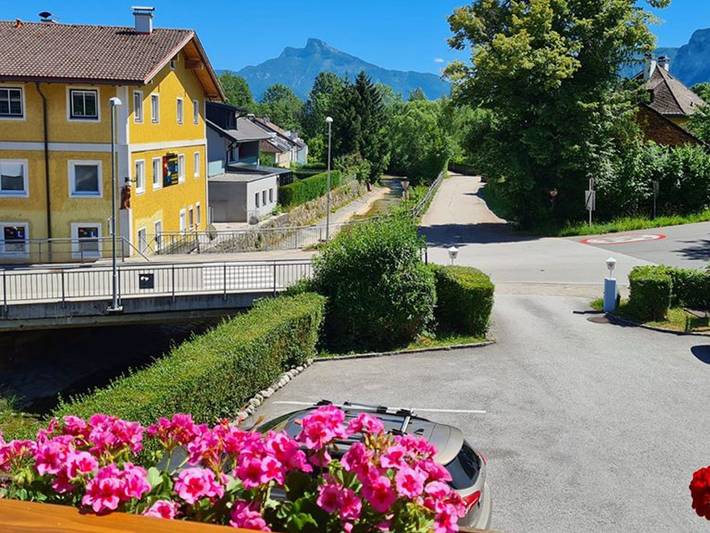 Ferienwohnung für 3 Personen, mit Garten am Mondsee