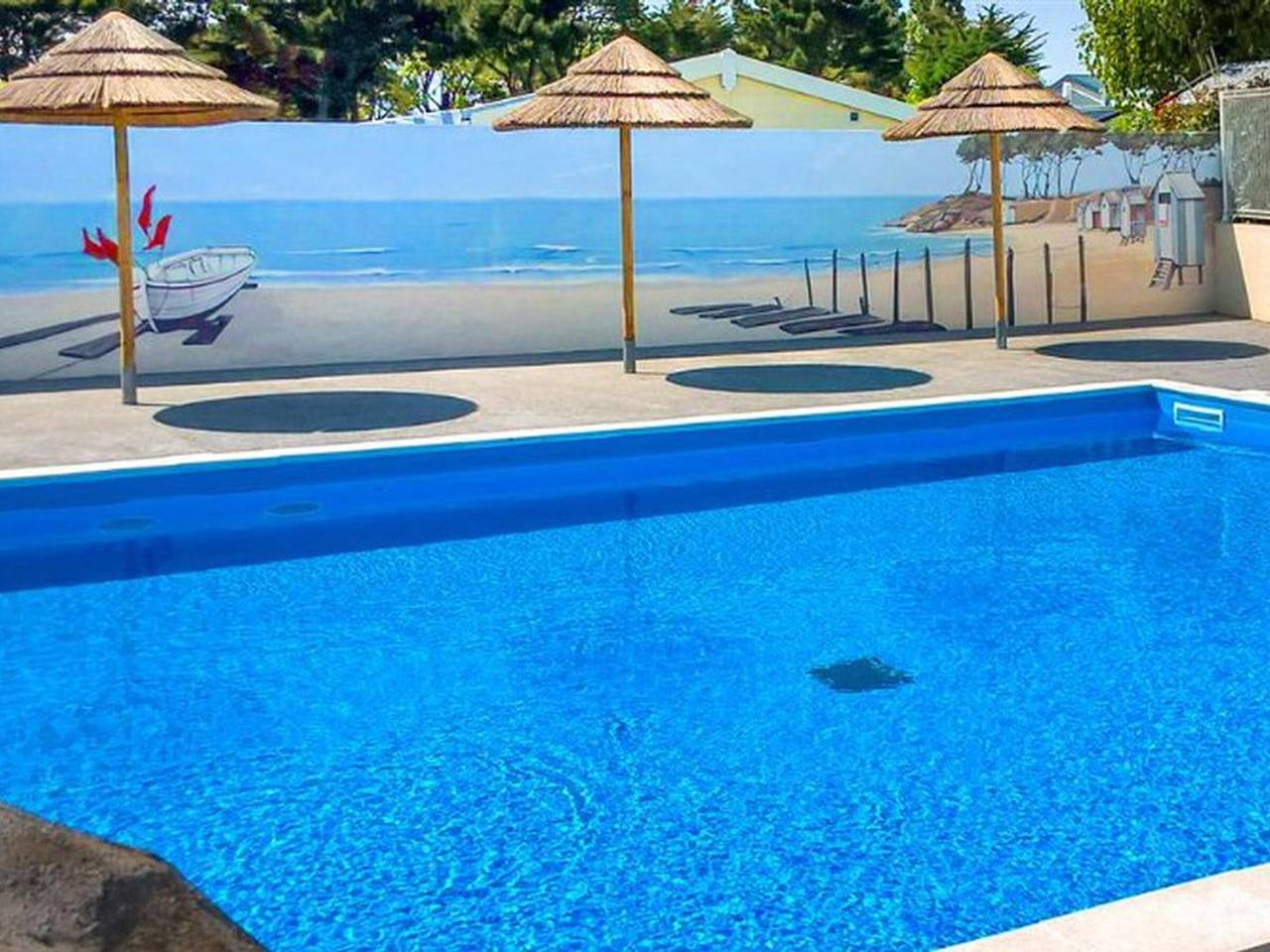 Cómodo mobil-home con terraza en Brem in Brem-sur-Mer, Valle del Loira