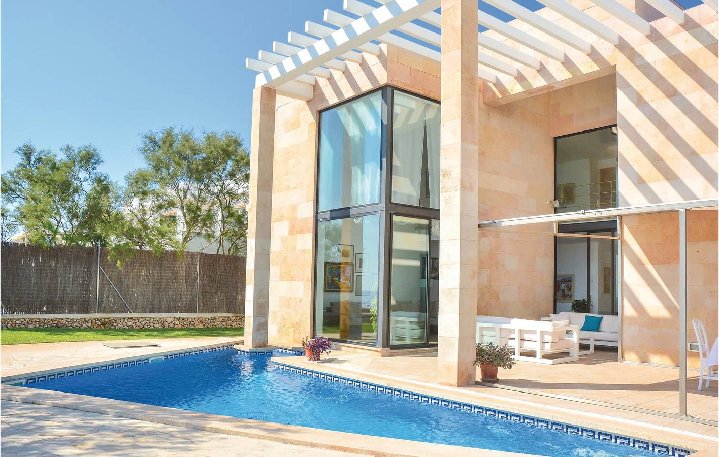 Amplio apartamento con aire acondicionado, terraza y piscina - 1,5 km de la playa de Cala Marçal in Felanitx, Mallorca Sur