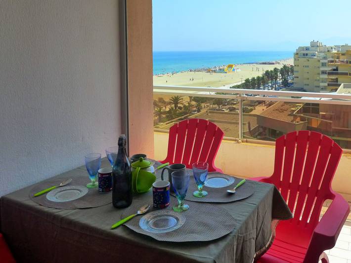 Appartement de vacances pour 4 personnes, avec Balcon et Terrasse à Canet-en-Roussillon