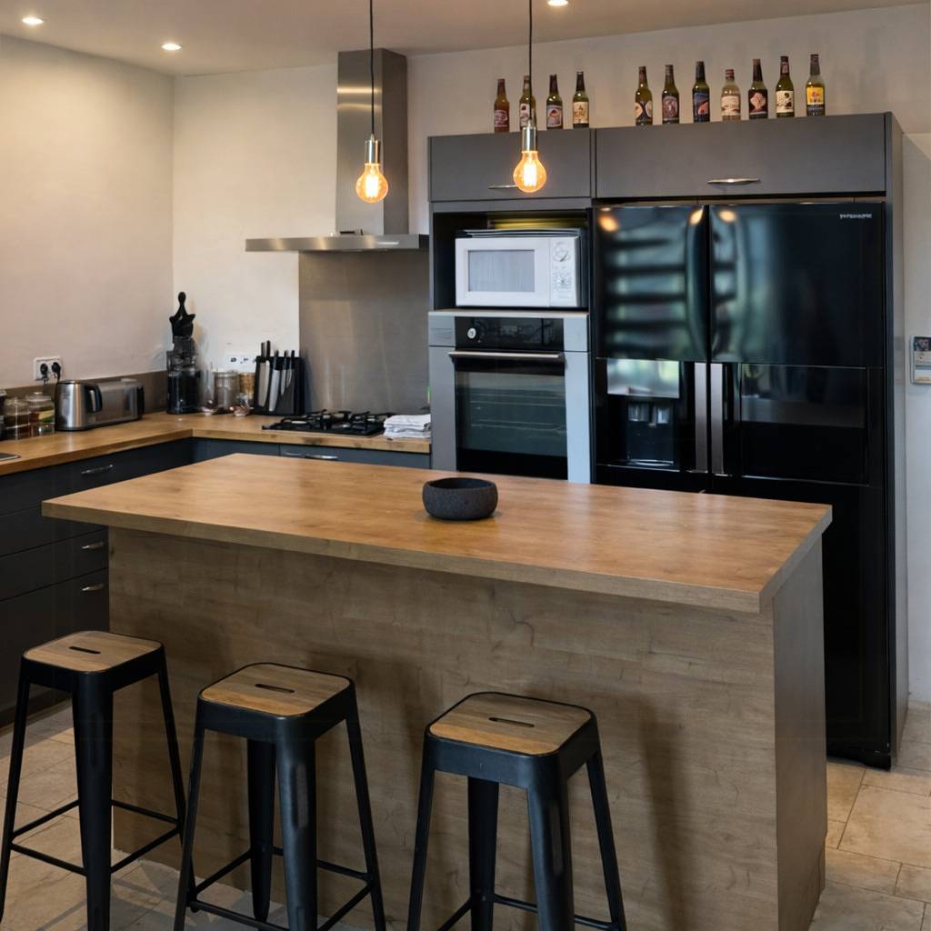 Granero reformado con vistas al Mont Ventoux in Le Barroux, Parque natural regional del Mont Ventoux