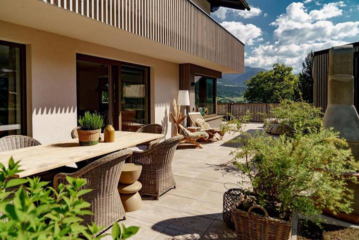 Chalet für 10 Personen, mit Garten und Sauna sowie Ausblick in Rohrmoos