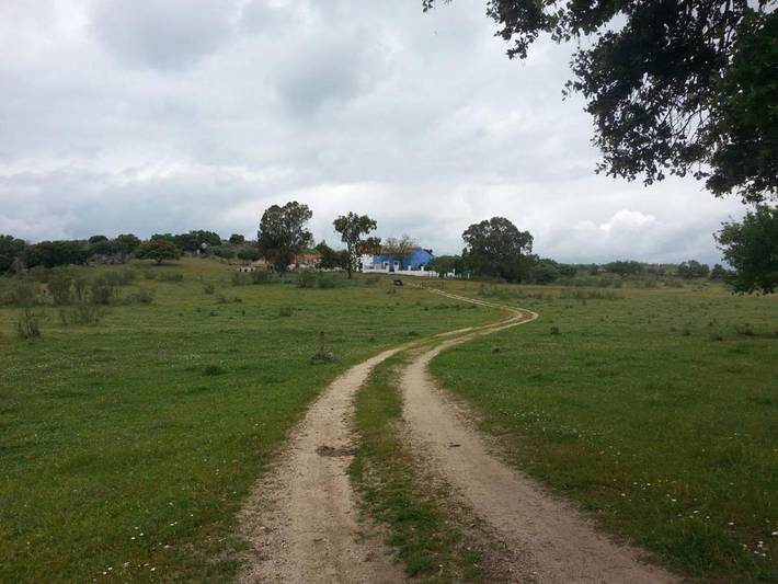 Casa rural para 18 personas, con piscina y vistas además de balcón y jardín en Comarca de Alcántara