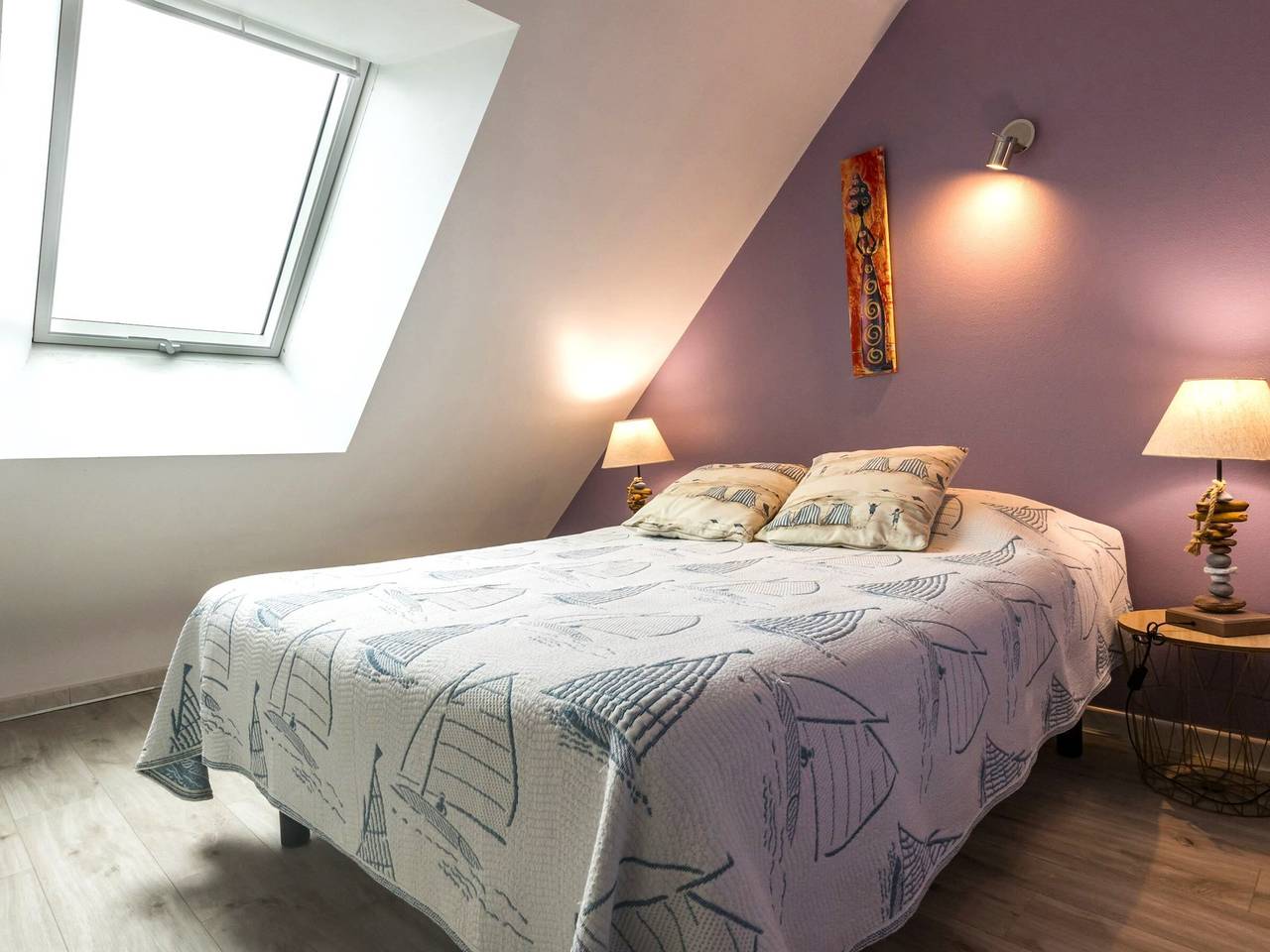 Ganze Wohnung, Familienwohnung mit Parkplatz, Meerblick-Balkon, nahe am Strand in La Turballe, Côte d'Amour