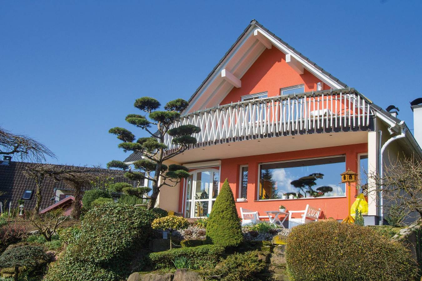 Ganze Wohnung, Apartment „Hornisgrindeblick“ mit Bergblick, Balkon und Wlan in Renchen, Mittlerer Schwarzwald