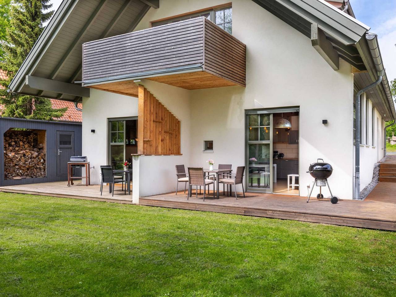 Ganze Ferienwohnung, Ferienhaus Sonne, Mond und Sterne bei Kühlungsborn Ofc 14 in Steffenshagen, Rostock und Umgebung