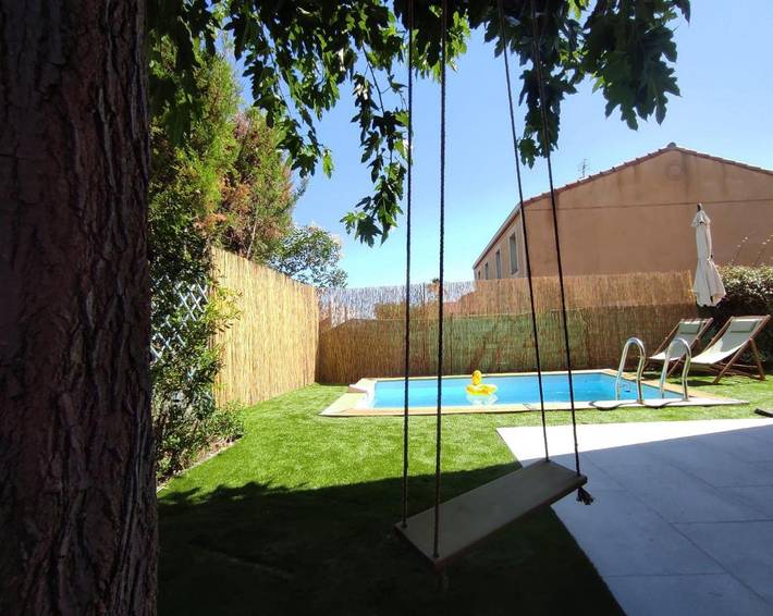 Villa pour 6 personnes, avec Jacuzzi et Terrasse ainsi que Jardin et Piscine à Béziers
