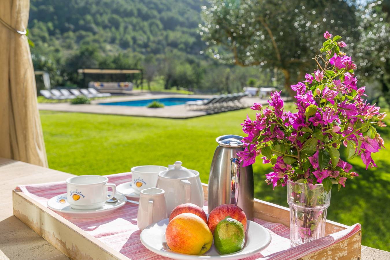 Finca next Port Andratx with pool wifi aircon/heater in Andrach, Mallorca Oeste