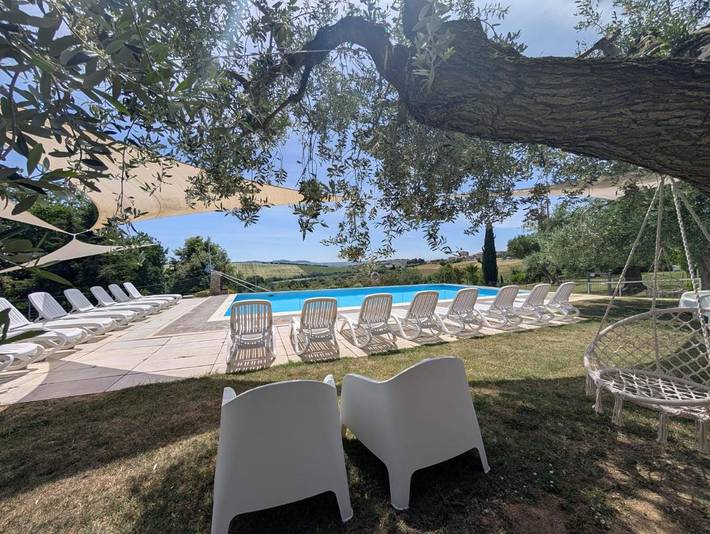Appartement de vacances pour 5 personnes, avec piscine et jardin, adapté aux familles - 1