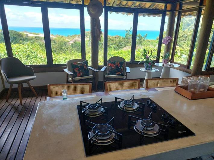 Cottage pour 2 personnes, avec piscine ainsi que vue et jardin