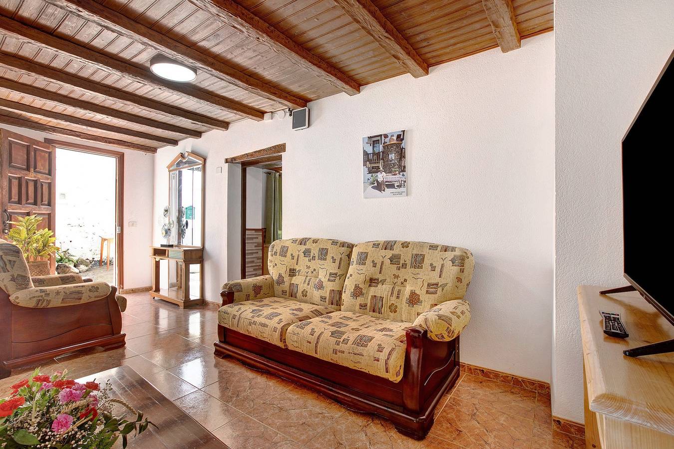 Casa vacacional Los diablitos 2B - Ideal familias, con vistas a la montaña, balcón y Wi-Fi in San Juan de la Rambla, Tenerife Norte