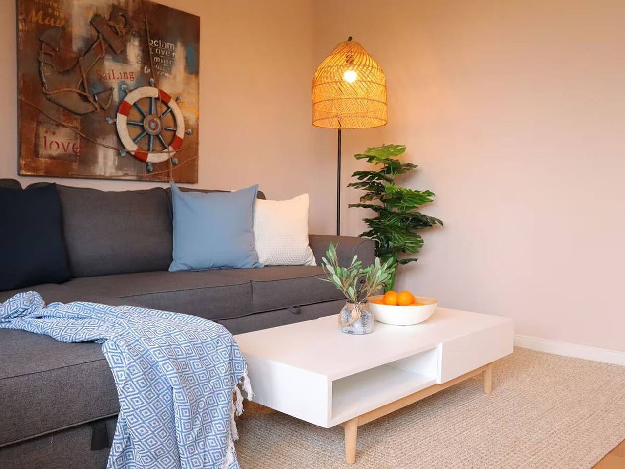 Ganze Wohnung, „Watt'n Ruh“ - Ferienwohnung am Meer mit Garten, Sauna und Hund willkommen in Cappel-Neufeld, Nordholz