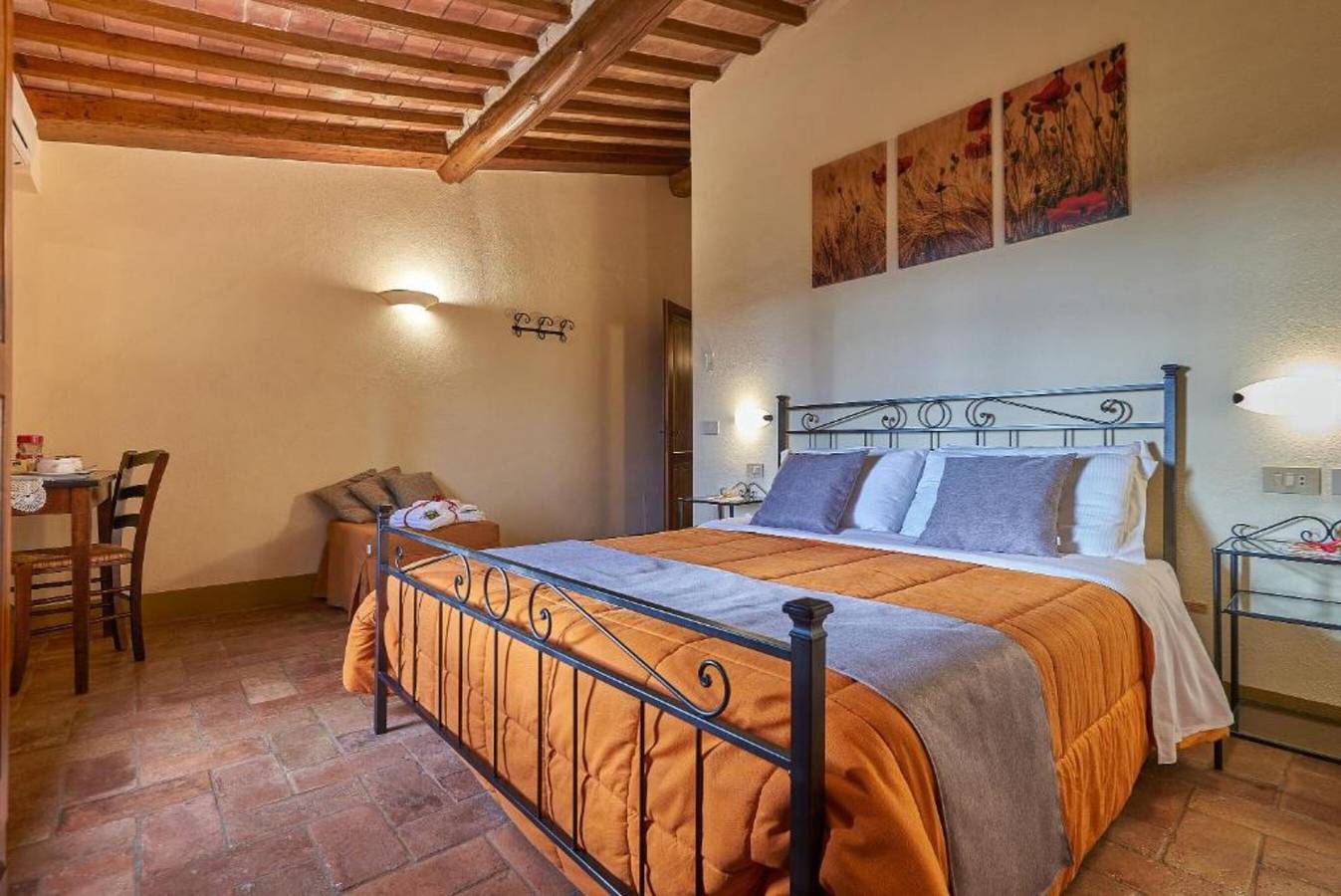 Apartamento entero, Apartamento 'Agriturismo Bonello Flat 2 Habitaciones' con Piscina, Terraza Privada y Wi-Fi in Pienza, Val d'Orcia