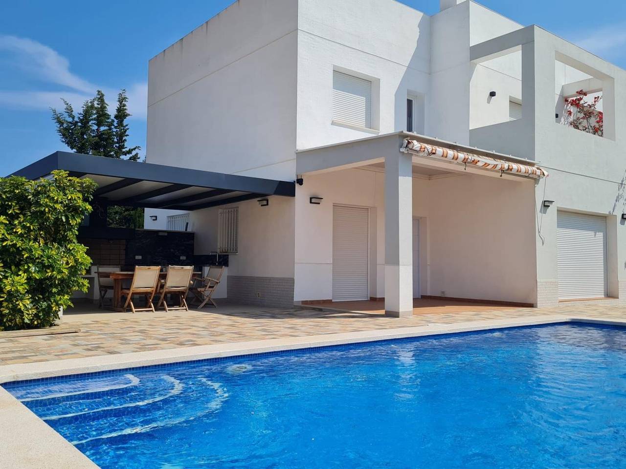Moderne Villa 500m von Cala Forn, 5 Schlafzimmer, privater Pool in Cala Mosques (Terres de l'Ebre), l'Ametlla de Mar
