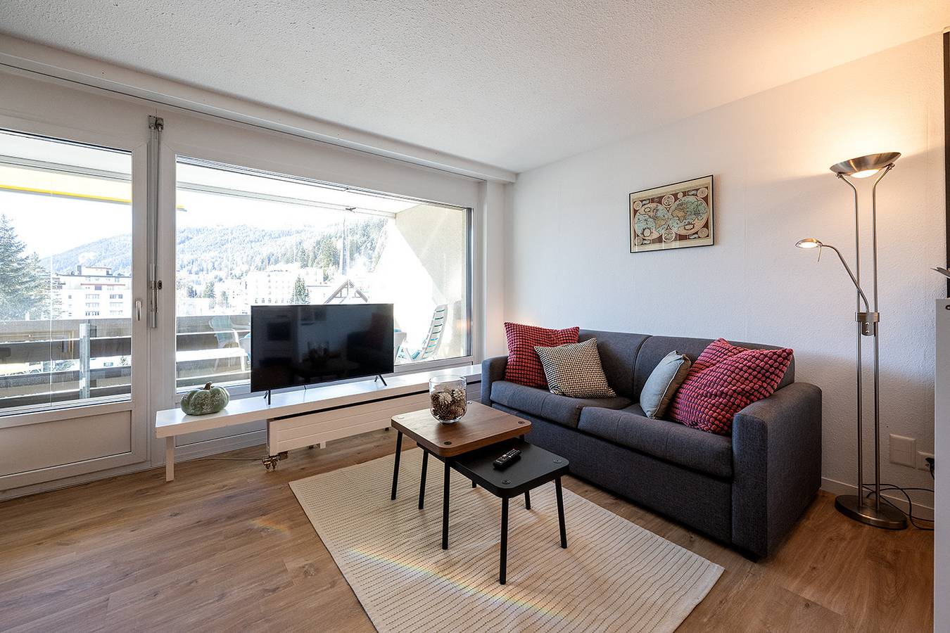 Geheel vakantieappartement, Vakantieappartement voor 3 personen met balkon in Schatzalp, Davos