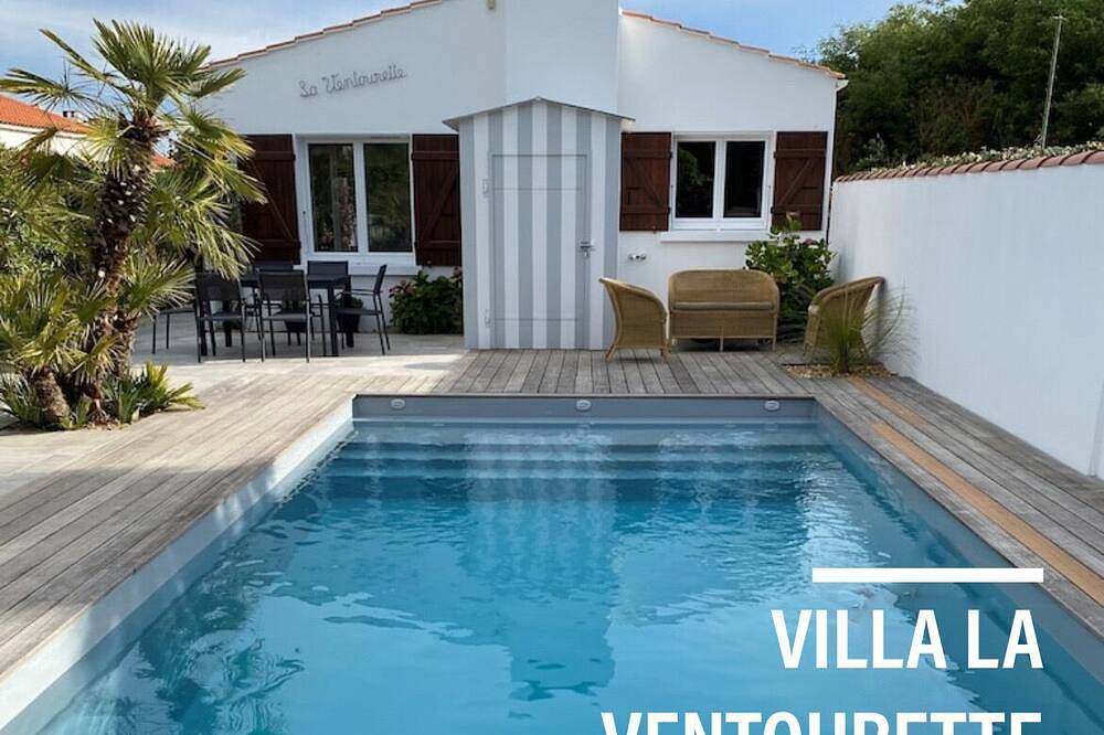 ☀️ Villa typique oléronnaise avec piscine chauffée, à 5 minutes de la plage ! 🌊 in La Brée-les-Bains, Côte de Beauté
