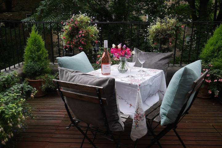 Ferienwohnung für 4 Personen, mit Garten und Balkon in Kensington und Chelsea