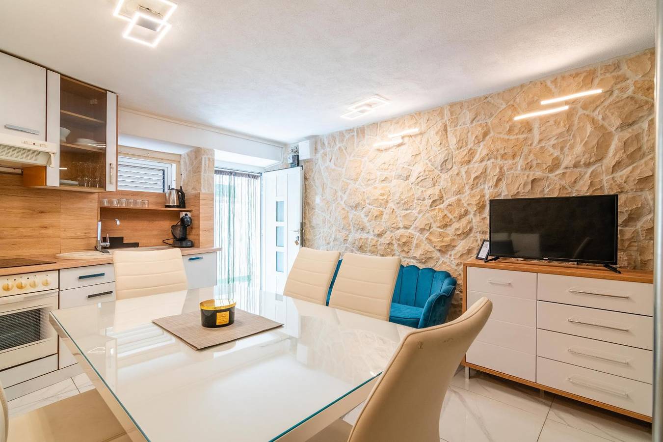 Rezydencja dla 6 osób z balkon/ taras in Pag, Pag (Wyspa)