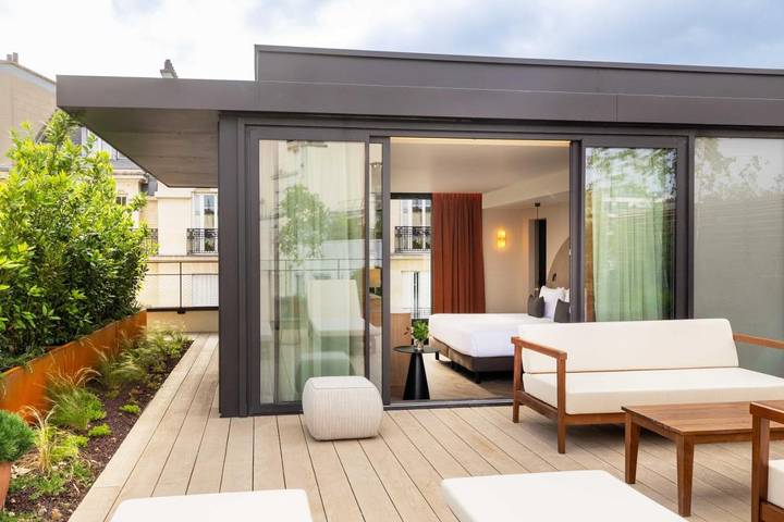Hôtel pour 2 personnes, avec piscine ainsi que jardin et sauna dans Parc des Princes - 2