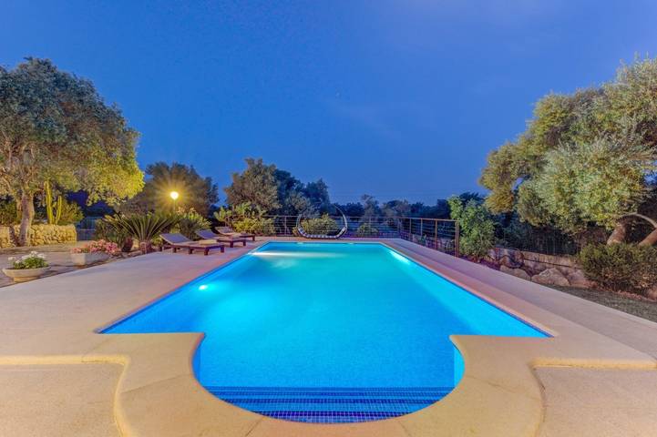 Villa "La Font Canaves" in einer ländlichen Gegend mit Pool in Pollença Stadt, Pollença