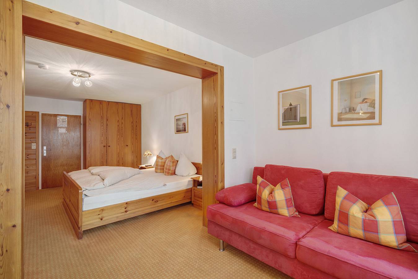 Zimmer 'Terassensuite 3' mit Bergblick, Gemeinschaftsterrasse und Wi-Fi in Glottertal, Südschwarzwald
