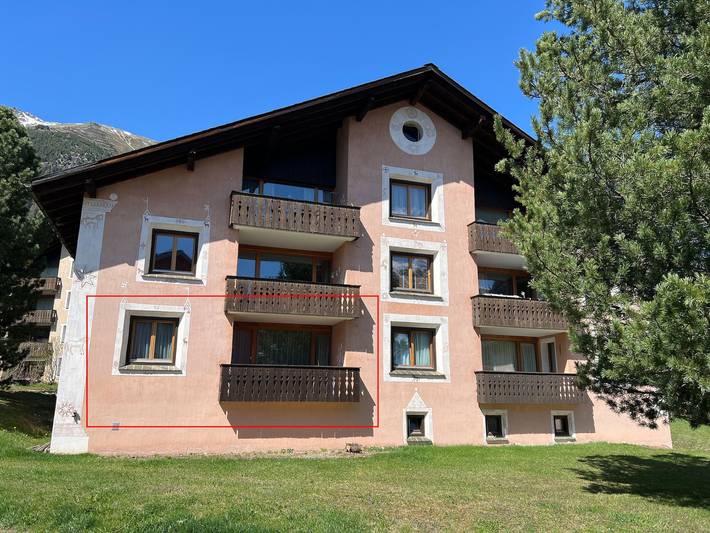 Ferienwohnung für 4 Personen, mit Sauna und Garten sowie Balkon in Bever