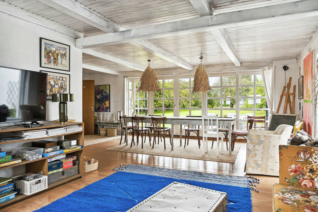 An der Bucht steht ein wunderschönes strohgedecktes Haus in Nørre Aaby, Kleiner Belt