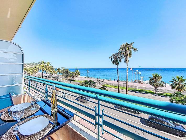Apartamento de vacaciones para 2 personas, con balcón en Niza
