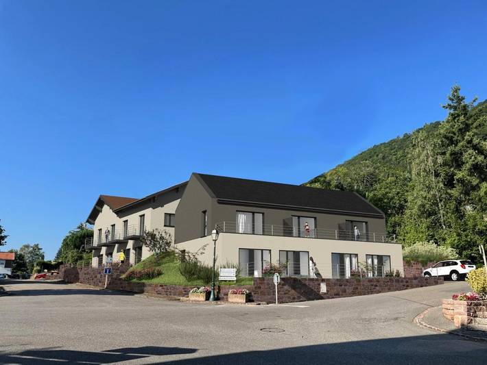 Appart’hôtel pour 4 personnes, avec jardin et vue