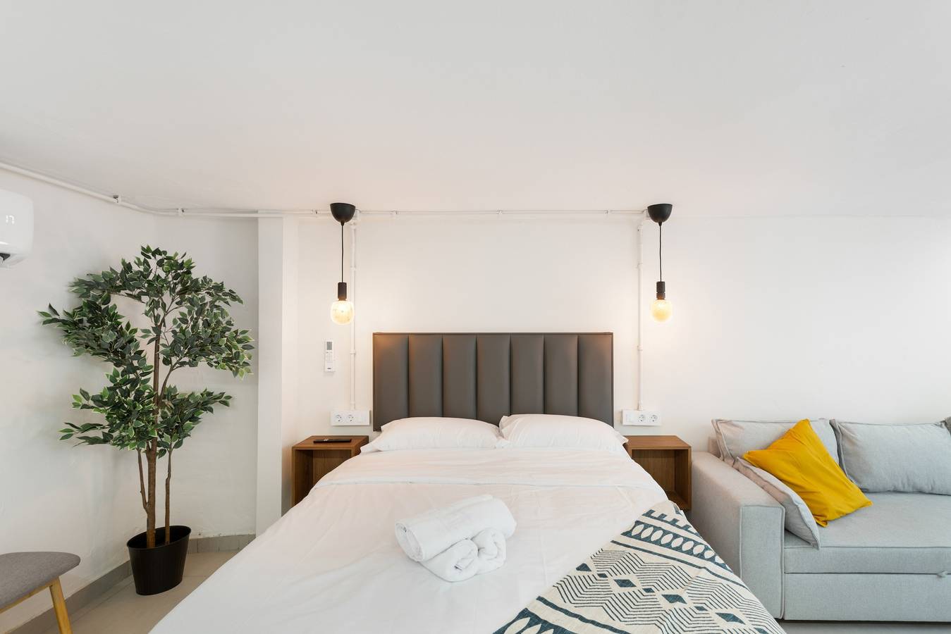 Estudio entero, Estudio de vacaciones 'Atw' con terraza compartida, Wi-Fi y aire acondicionado in Las Palmas de Gran Canaria Centre, Las Palmas de Gran Canaria