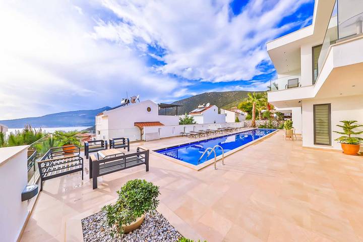 Villa pour 12 personnes, avec terrasse et piscine à Kalkan - 4