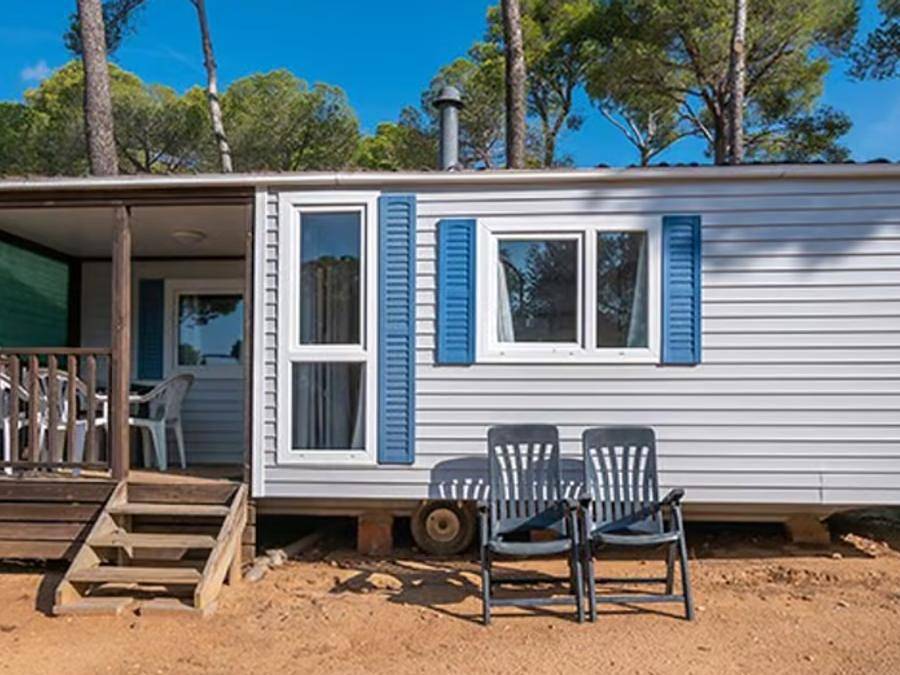 Camping Le California - Mobilhome 4 personnes - Mobil-home | Classic | 2 Ch. | 4 Pers. | Terrasse simple in Saint-Jean-de-Monts, Vendée