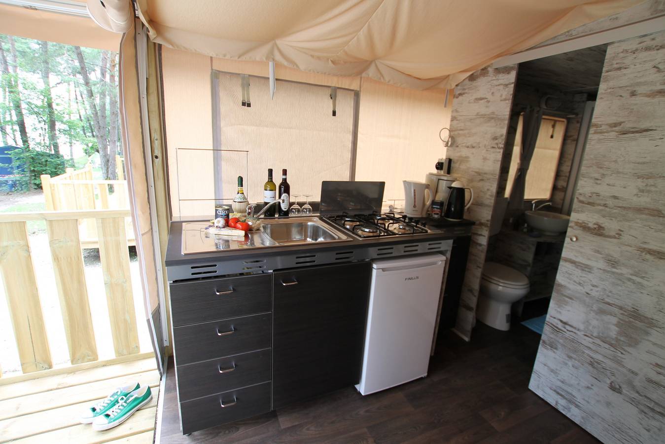 Bungalow für 5 Personen mit Seeblick in Idro, Gardasee-Berge