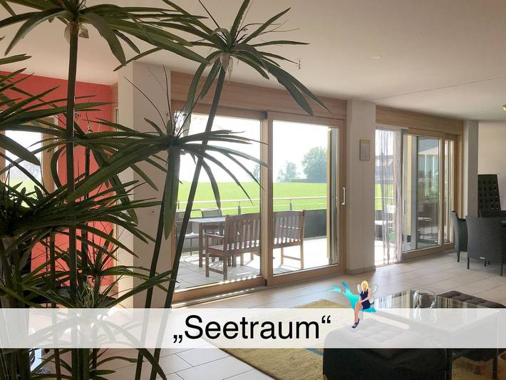Ferienwohnung für 5 Personen, mit Balkon und Seeblick sowie Ausblick in Kressbronn am Bodensee