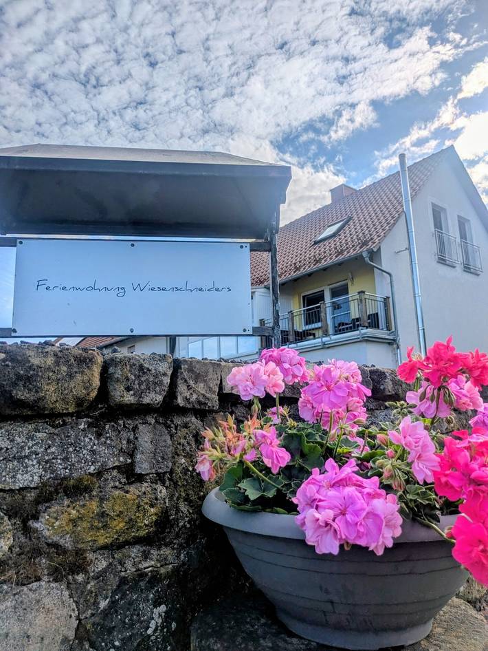 Ganze Wohnung, Ferienwohnung 'Wiesenschneiders' mit Balkon, Wlan, Hunde willkommen mit eingezäuntem Garten in Nieder-Moos, Freiensteinau