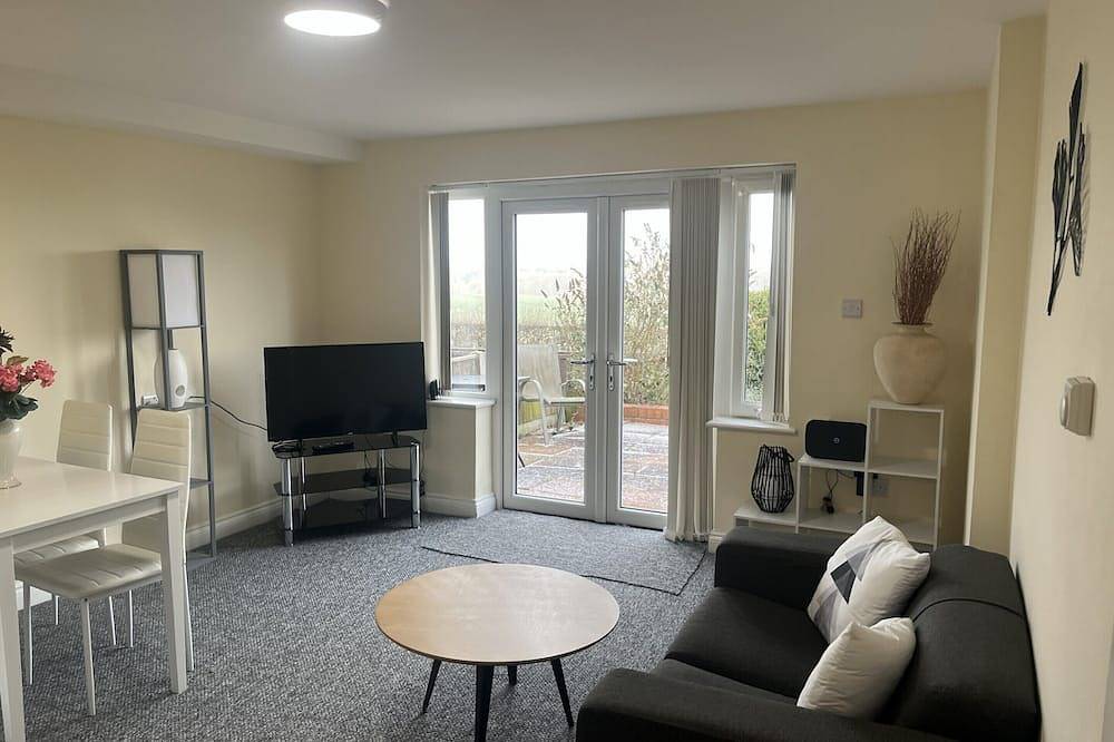 Ganze Wohnung, Apartment-Eigenes Badezimmer-Komfort-Blick auf die Landschaft in Yarm, Stockton-on-Tees