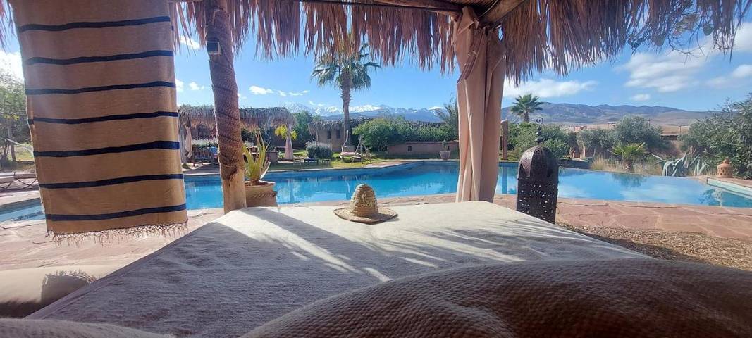 Maison d’hôte pour 2 personnes, avec sauna et vue ainsi que piscine et jardin à Ourika (roman) - 4