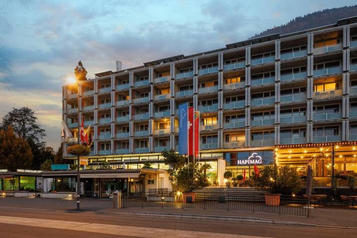 Apartament wakacyjny dla 4 osób, z Balkon i Jacuzzi oraz Taras i Ogród w Interlaken