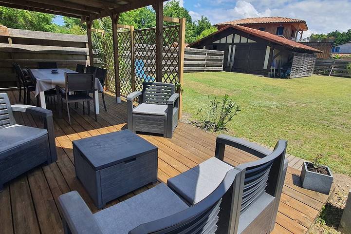 Maison de vacances pour 6 personnes, avec jardin et terrasse, animaux acceptés à Vielle-Saint-Girons