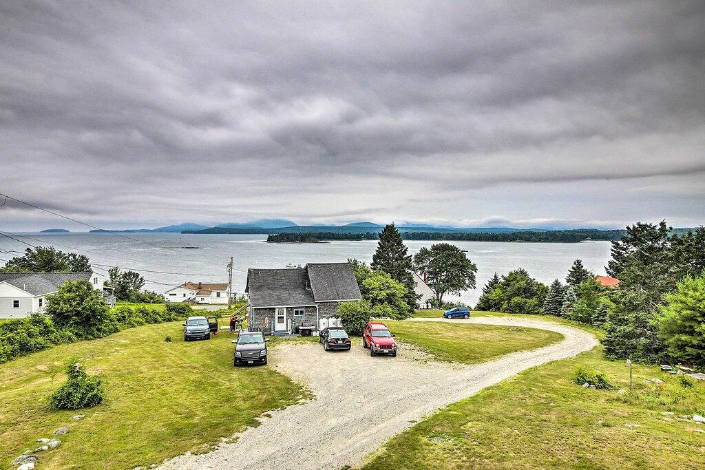 Acadia Home with Incredible Frenchman Bay View! in Hancock County