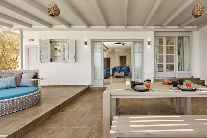 Chalet para 6 personas con balcón in Perissa, Santorini